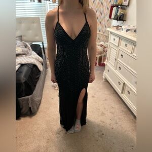 Black Primavera Prom Dress Size 4